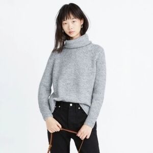 Madewell Donegal Mercer Turtleneck Sweater in Coziest Yarn